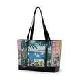 thumbnail image 1 of FORMRS Canvas Laptop Tote Bag for Women with 15.6" Computer Compartments Shoulder Handbag, Purple Seaside, 1 of 7