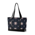 thumbnail image 1 of FORMRS Canvas Laptop Tote Bag for Women with 15.6" Computer Compartments Shoulder Handbag, Red Fireworks Pattern, 1 of 7
