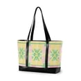 thumbnail image 1 of FORMRS Canvas Laptop Tote Bag for Women with 15.6" Computer Compartments Shoulder Handbag, Retro Beige Stars, 1 of 7
