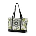 thumbnail image 1 of FORMRS Canvas Laptop Tote Bag for Women with 15.6" Computer Compartments Shoulder Handbag, Retro Flower, 1 of 7