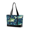 thumbnail image 1 of FORMRS Canvas Laptop Tote Bag for Women with 15.6" Computer Compartments Shoulder Handbag, Sharks Pattern, 1 of 7