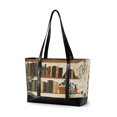 thumbnail image 1 of FORMRS Canvas Laptop Tote Bag for Women with 15.6" Computer Compartments Shoulder Handbag, Shelf Plants, 1 of 7
