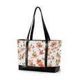 thumbnail image 1 of FORMRS Canvas Laptop Tote Bag for Women with 15.6" Computer Compartments Shoulder Handbag, Small Floral Blooms, 1 of 7