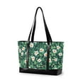 thumbnail image 1 of FORMRS Laptop Tote Bag for Women with 15.6" Computer Compartments Handbag, Small White Flowers, 1 of 7