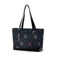 thumbnail image 1 of FORMRS Canvas Laptop Tote Bag for Women with 15.6" Computer Compartments Shoulder Handbag, Starry Night Pattern, 1 of 7