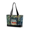 thumbnail image 1 of FORMRS Canvas Laptop Tote Bag for Women with 15.6" Computer Compartments Shoulder Handbag, Sunshine Goldfish, 1 of 7