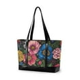thumbnail image 1 of FORMRS Laptop Tote Bag for Women with 15.6" Computer Compartments Handbag, Vibrant Blooming Flowers, 1 of 7