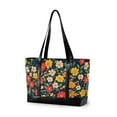 thumbnail image 1 of FORMRS Laptop Tote Bag for Women with 15.6" Computer Compartments Handbag, Vibrant Flowers, 1 of 7