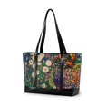 thumbnail image 1 of FORMRS Canvas Laptop Tote Bag for Women with 15.6" Computer Compartments Shoulder Handbag, White Floral Garden, 1 of 7