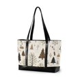 thumbnail image 1 of FORMRS Canvas Laptop Tote Bag for Women with 15.6" Computer Compartments Shoulder Handbag, Winter Forest, 1 of 7