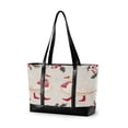 thumbnail image 1 of FORMRS Canvas Laptop Tote Bag for Women with 15.6" Computer Compartments Shoulder Handbag, Winter Geese, 1 of 7