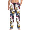 thumbnail image 1 of FORMRS Mens Pajama Pants with Pockets Cotton Sleepwear Lounge Bottoms Sizes S-2XL, American Eagle Pattern, 1 of 7