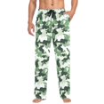 thumbnail image 1 of FORMRS Mens Pajama Pants with Pockets Cotton Sleepwear Lounge Bottoms Sizes S-2XL, Army Green Camouflage Pattern, 1 of 7