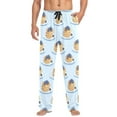 thumbnail image 1 of FORMRS Mens Pajama Pants with Pockets Cotton Sleepwear Lounge Bottoms Sizes S-2XL, Blueberry Pancake Pattern, 1 of 7