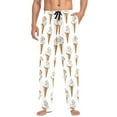 thumbnail image 1 of FORMRS Mens Pajama Pants with Pockets Cotton Sleepwear Lounge Bottoms Sizes S-2XL, Cartoon Ice Cream Pattern, 1 of 7