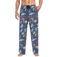 thumbnail image 1 of FORMRS Mens Pajama Pants with Pockets Cotton Sleepwear Lounge Bottoms Sizes S-2XL, Cartoon Ocean Pattern, 1 of 7