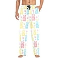 thumbnail image 1 of FORMRS Mens Pajama Pants with Pockets Cotton Sleepwear Lounge Bottoms Sizes S-2XL, Colorful Gummy Bears Pattern, 1 of 7