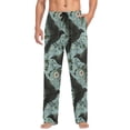 thumbnail image 1 of FORMRS Mens Pajama Pants with Pockets Soft Cotton Sleepwear Lounge Bottoms, Sizes S-2XL, Mystic Crows Pattern, 1 of 7
