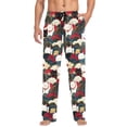 thumbnail image 1 of FORMRS Mens Pajama Pants with Pockets Soft Cotton Sleepwear Lounge Bottoms, Sizes S-2XL, White Lucky Cat, 1 of 7