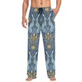 thumbnail image 1 of FORMRS Mens Pajama Pants with Pockets Cotton Sleepwear Lounge Bottoms Sizes S-2XL, Yellow Forest Pattern, 1 of 7