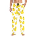 thumbnail image 1 of FORMRS Mens Pajama Pants with Pockets Cotton Sleepwear Lounge Bottoms Sizes S-2XL, Yellow Rubber Ducks, 1 of 7