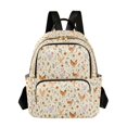 thumbnail image 1 of FORMRS Mini Backpack Purse for Women Quilted Travel Daypack Casual Shoulder Bag, Beige Chickens Pattern, 1 of 7
