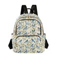 thumbnail image 1 of FORMRS Mini Backpack Purse for Women Quilted Travel Daypack Casual Shoulder Bag, Blue Birds Pattern, 1 of 7
