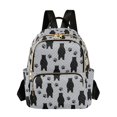 thumbnail image 1 of FORMRS Mini Backpack Purse for Women Quilted Travel Daypack Casual Shoulder Bag, Cartoon Bear Paws Pattern, 1 of 7