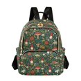 thumbnail image 1 of FORMRS Mini Backpack Purse for Women Quilted Travel Daypack Casual Shoulder Bag, Forest Mushroom Pattern, 1 of 7