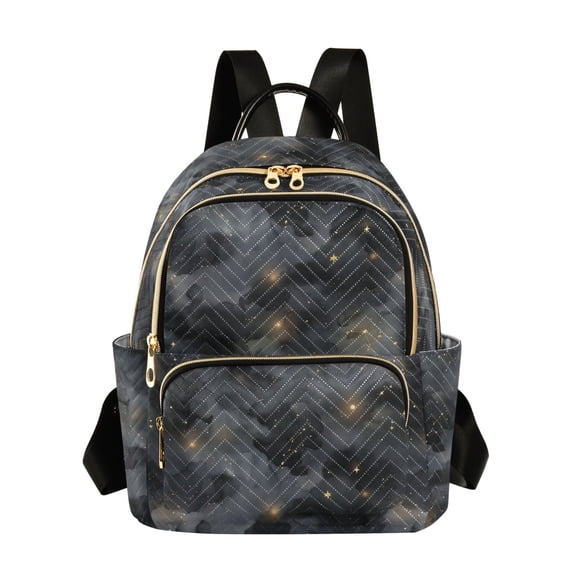 FORMRS Mini Backpack Purse for Women Quilted Travel Daypack Casual Shoulder Bag, Gray Sky Pattern