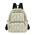 thumbnail image 1 of FORMRS Mini Backpack Purse for Women Quilted Travel Daypack Casual Shoulder Bag, Sage Green Stripe Pattern, 1 of 7