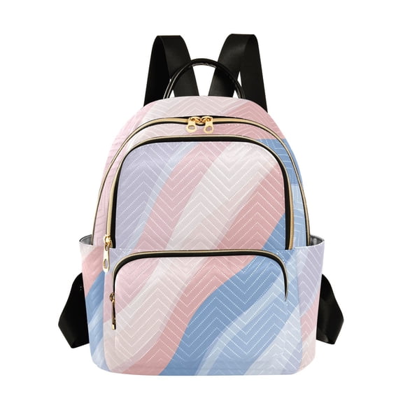 FORMRS Mini Backpack Purse for Women Travel Daypack Casual Shoulder Bag, Abstract Blue