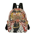 thumbnail image 1 of FORMRS Mini Backpack Purse for Women Quilted Travel Daypack Casual Shoulder Bag, Abstract Boat Ride, 1 of 7