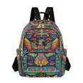 thumbnail image 1 of FORMRS Mini Backpack Purse for Women Quilted Travel Daypack Casual Shoulder Bag, Abstract Eagle, 1 of 7