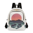 thumbnail image 1 of FORMRS Mini Backpack Purse for Women Travel Daypack Casual Shoulder Bag, Abstract Elephant, 1 of 7
