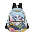 thumbnail image 1 of FORMRS Mini Backpack Purse for Women Travel Daypack Casual Shoulder Bag, Abstract Mountain, 1 of 7