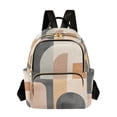 thumbnail image 1 of FORMRS Mini Backpack Purse for Women Travel Daypack Casual Shoulder Bag, Abstract Shapes, 1 of 7