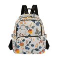 thumbnail image 1 of FORMRS Mini Backpack Purse for Women Quilted Travel Daypack Casual Shoulder Bag, Acorn Leaves Pattern, 1 of 7