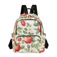thumbnail image 1 of FORMRS Mini Backpack Purse for Women Quilted Travel Daypack Casual Shoulder Bag, Beige Apple Pattern, 1 of 7