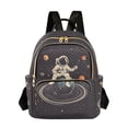 thumbnail image 1 of FORMRS Mini Backpack Purse for Women Travel Daypack Casual Shoulder Bag, Black Astronaut Space, 1 of 7