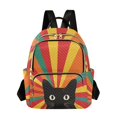 thumbnail image 1 of FORMRS Mini Backpack Purse for Women Quilted Travel Daypack Casual Shoulder Bag, Black Cat, 1 of 7