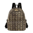 thumbnail image 1 of FORMRS Mini Backpack Purse for Women Travel Daypack Casual Shoulder Bag, Black Floral Pattern, 1 of 7
