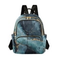 thumbnail image 1 of FORMRS Mini Backpack Purse for Women Quilted Travel Daypack Casual Shoulder Bag, Black Marble, 1 of 7