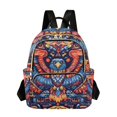thumbnail image 1 of FORMRS Mini Backpack Purse for Women Travel Daypack Casual Shoulder Bag, Blue Abstract Eagle, 1 of 7