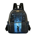 thumbnail image 1 of FORMRS Mini Backpack Purse for Women Travel Daypack Casual Shoulder Bag, Blue Butterfly, 1 of 7