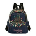 thumbnail image 1 of FORMRS Mini Backpack Purse for Women Travel Daypack Casual Shoulder Bag, Blue Christmas Light, 1 of 7
