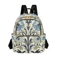 thumbnail image 1 of FORMRS Mini Backpack Purse for Women Travel Daypack Casual Shoulder Bag, Blue Floral Pattern, 1 of 7