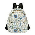 thumbnail image 1 of FORMRS Mini Backpack Purse for Women Travel Daypack Casual Shoulder Bag, Blue Floral, 1 of 7