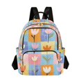thumbnail image 1 of FORMRS Mini Backpack Purse for Women Travel Daypack Casual Shoulder Bag, Blue Flowers, 1 of 7