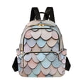thumbnail image 1 of FORMRS Mini Backpack Purse for Women Travel Daypack Casual Shoulder Bag, Blue Shimmering Pattern, 1 of 7